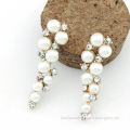 Chaim bamboo earrings pearl earring